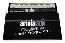AZTEC CHALLENGE auf Diskette von Ariolasoft für Atari 400, 800, XL, XE