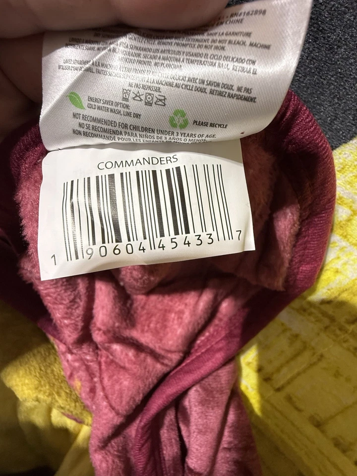 Manta Washington Commanders 60" X 80" NFL Foto 4 de 4