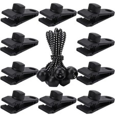 Axlksia Tarp Clips Heavy Duty Lock Grip, 20 Pack Tarp Clamps, Shade Cloth Cli...