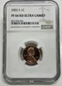2002-S Lincoln Cent / Penny 1c NGC PF 66 RD Ultra Cameo Proof Red