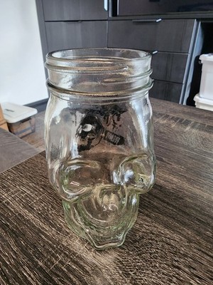 5 X Rare Dead Mans Fingers Skull Head Spiced Rum Glass - never used  