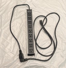 9-Outlet Heavy Duty Aluminum Workbench Power Strip with 8ft Cord Size