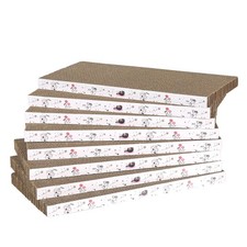 8 Packs in 1 Cat Scratch Pad Cat Scratcher CardboardReversibleDurable Recycla...