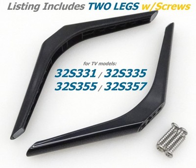 TCL 32S331, 32S335, 32S355, 32S357 TV Stand Legs w/ Screws (68-32D29B) - Used