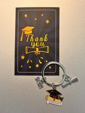 2026 Graduation Congrats Keychain Cap Diploma Book Free Gift - 4
