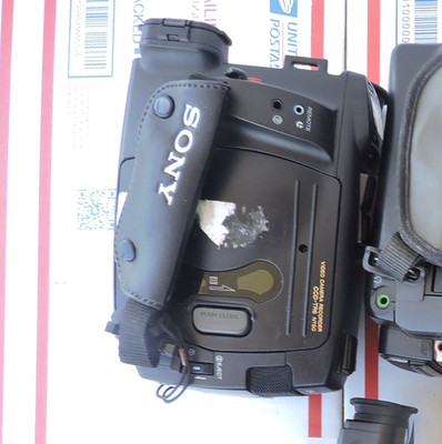 NASA SONY ccd-TR6 video camera handycam JSC marked 'NASA Ground Control' STS