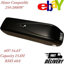 Ebike Battery 48V, Rated Capacity 15Ah Electric Bicycle  Batteries 