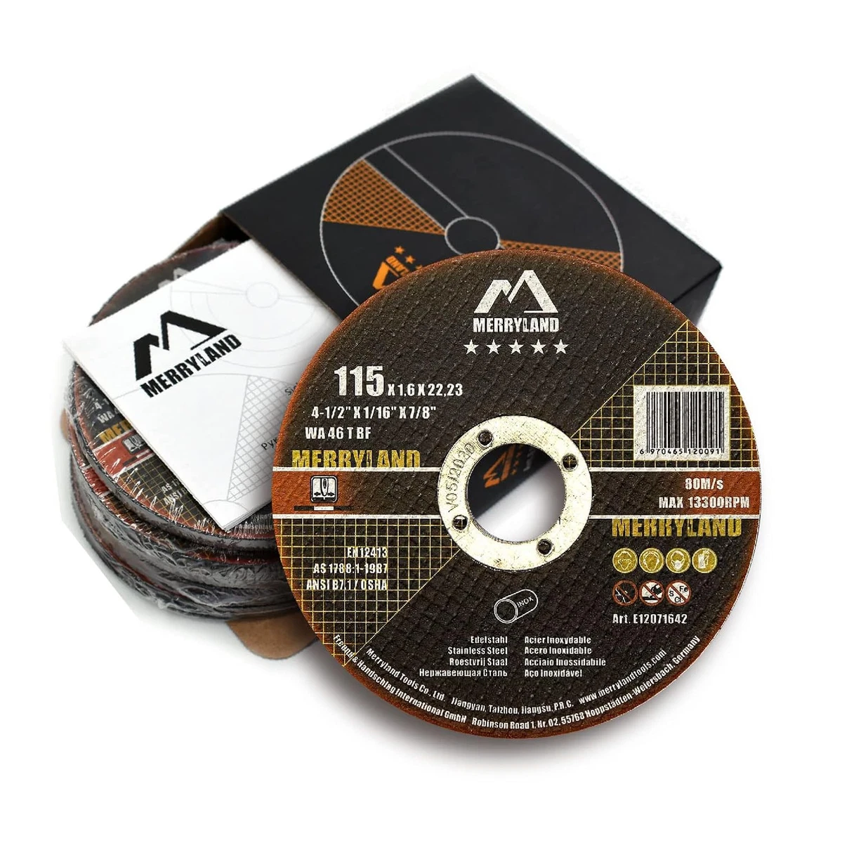 Disco Da Taglio Per Metalli Da 10 Pezzi 107x1.2x16mm Smerigliatrice Angolare Con Ruota Tagliata Lama Per Sega Circolare In Resina In Acciaio Inossidabile - Foto 6