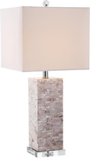 SAFAVIEH Lighting Collection Homer Nautical Coastal Beach House Ivory Shell 26-I