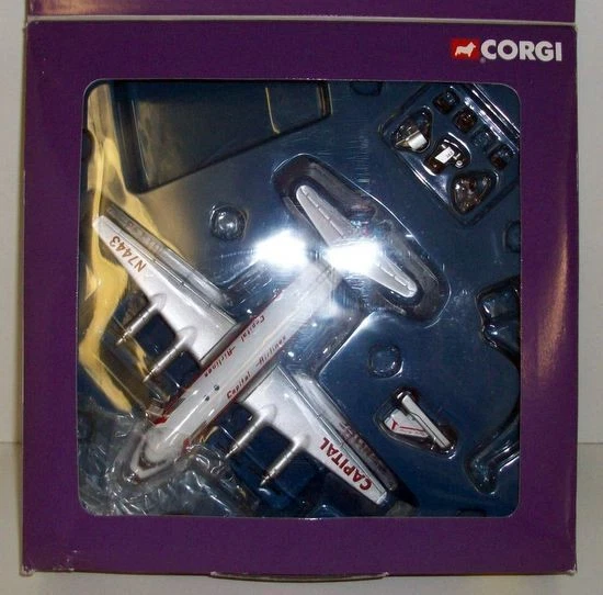 Corgi 1/144 AA30505 Vickers Viscount 700 Capital Airlines N7443 1956 - Image 2 of 2