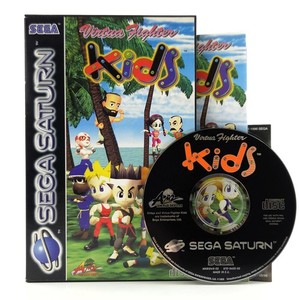 Jeu Virtua Fighter Kids Pour Sega Saturn - Version PAL, Bon état, Avec Instructions