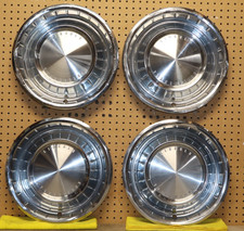4 Factory Original 1962 1963 Lincoln Continental Hubcaps Wheel Covers 14 