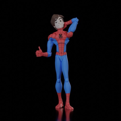 1/12 Spectacular Spider-Man Kitbash Kit Custom Unpainted Head Marvel Legends