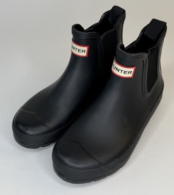Hunter Original Chelsea Boot, Woman s Size 6 - Black