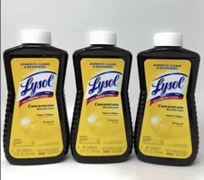 Lot of 3 - Lysol Concentrate Disinfectant Original Scent 12 oz
