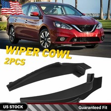 For 2013-2019 Nissan Sentra 2x Left Right Windshield Wiper Cowl Extension Trim For 2013-2019 Nissan Sentra 2x Left Right Windshield Wiper Cowl Extension Trim
