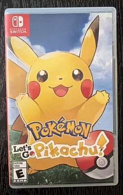 Pokemon Let's Go Pikachu for Nintendo Switch with case, good condition