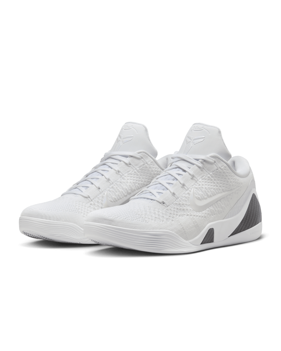 Nike Kobe IX 9 Elite Low Protro Halo Triple White FZ7334-100 sz 12