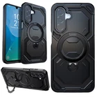 For Samsung Galaxy A17 Back Ring Kickstand Slim Case Shockproof Protective Cover