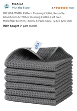 MR.SIGA Microfiber Cleaning Cloth, All-Purpose Microfiber Towels, Streak Free...