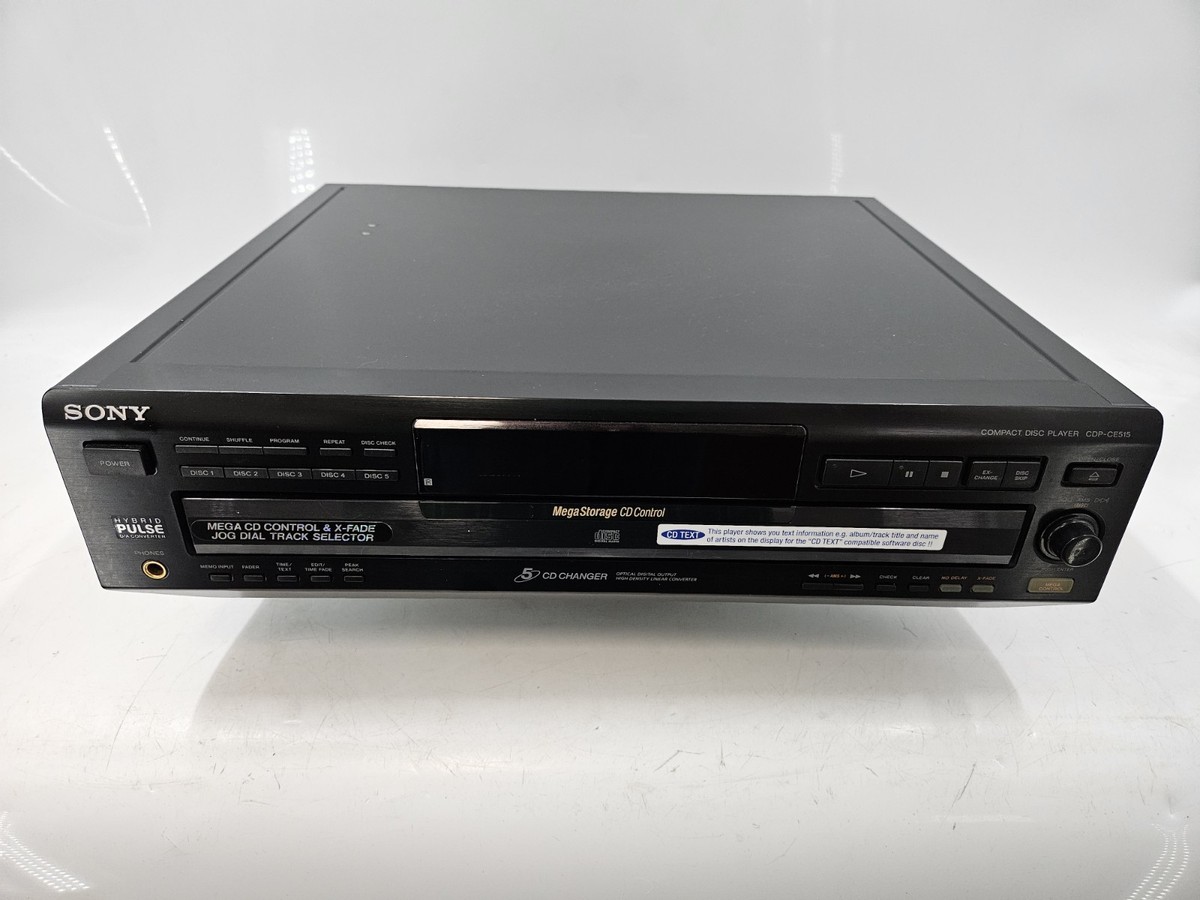 【CD】Pieces / Same Sony CDP-CE515 5-Disc CD Changer *Dead Display* Working - AS-IS
