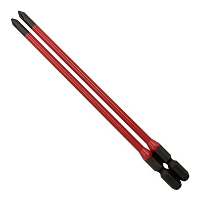 ANEX Color-Coded Long Impact Bit Set 2pcs ACMD-1150 +1 x 150mm Made in Japan