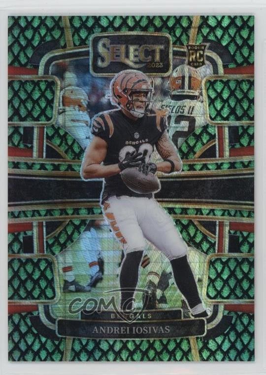 2023 Panini Select Concourse Dragon Scale Prizm /70 Andrei Iosivas #21 11oq