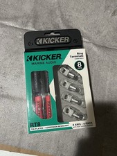Kicker 47RT4 Nickel Plated 4awg 5/16' Ring Terminal 4 Pack