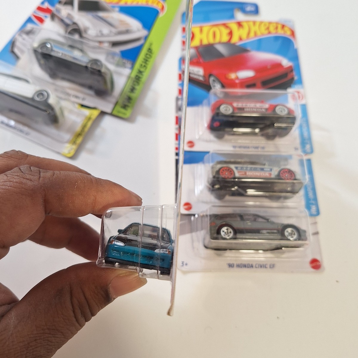 Hot Wheels 6 Honda 90s & 92 Super Treasure Hunt Zamac Walmart