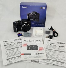 Canon PowerShot SX170 IS 16.0MP Digital Camera - Black for sale