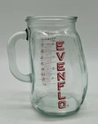 Vintage 1950s EVENFLO Glass Measuring Pitcher 4 Cup 32 oz