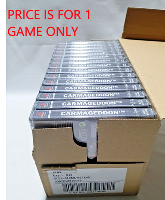 Carmageddon Exclusive Playstation 1 PAL SLES-01960 NEW FACTORY SEALED 100% MINT