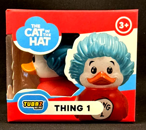 Mini Tubbz - The Cat in The Hat - Thing 1 - Rubber Duck - Approx 2