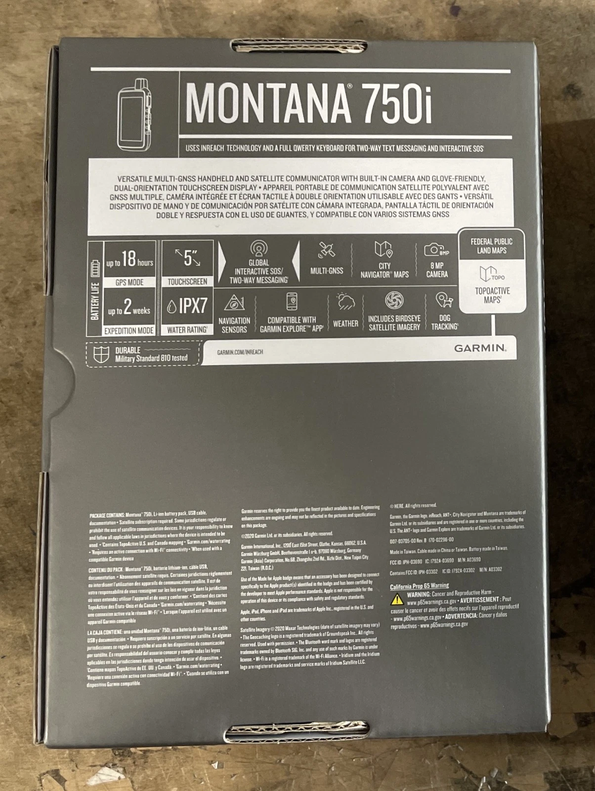 Garmin Montana 750i Handheld GPS - Thumbnail 5