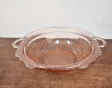 BEAUTIFUL PINK MAYFAIR DOUBLE HANDLED SERVING BOWL