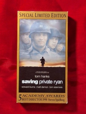 Saving Private Ryan 1998 (Special Limited Edition) VHS 2 Tape Set - Tom Hanks