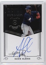 2018 Panini National Treasures Retro Signatures /99 Ozzie Albies #RS-OZ Auto 6fs