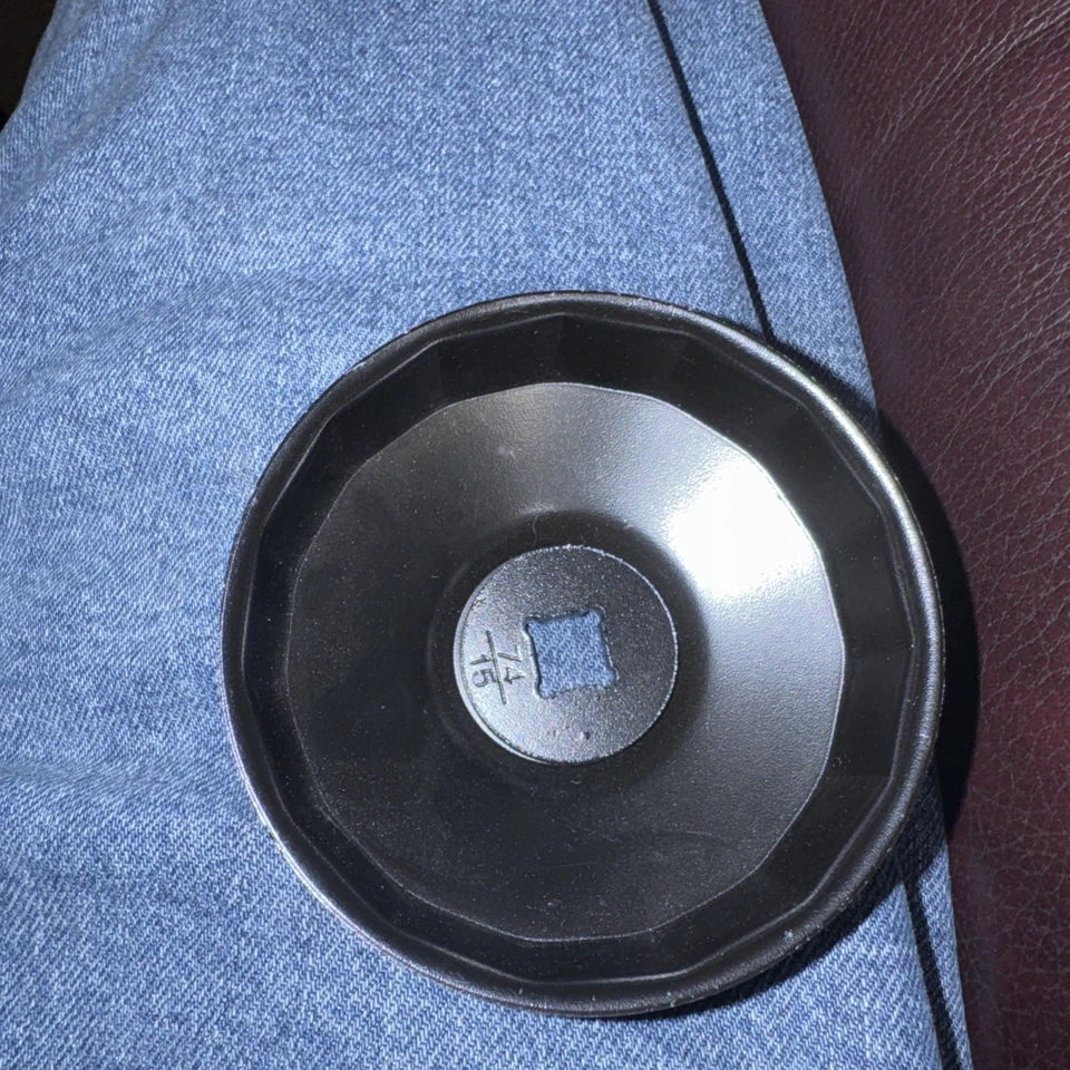 PT Oil Filter Wrench 74mm 15 Flute Cap Type - Image 2 of 2