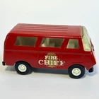 Tonka Mini Tonka Fire Chief Van Diecast Vintage Firefighter Truck GREAT SHAPE