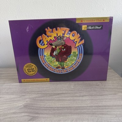 Cashflow 101 Board Game Rich Dad Poor Dad Richard Kiyosaki 2002 Contents sealed