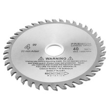 Utoolmart Circular Saw Blade, 4" Carbide Tipped Slitting Saw, 40T Saw Blade