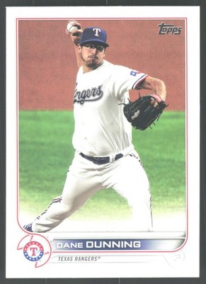 2022 Topps Series 2 MLB Baseball 411 Texas Rangers Dane Dunning