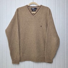 Polo by Ralph Lauren Vintage Alpaca Wool Blend Pullover Knit Sweater Size L