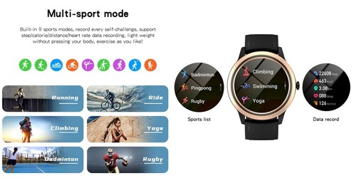 Bluetooth Smartwatch Damen Armband Herzfrequenz Pulsuhr FitnessArmbanduhr - Zdjęcie 12 z 16