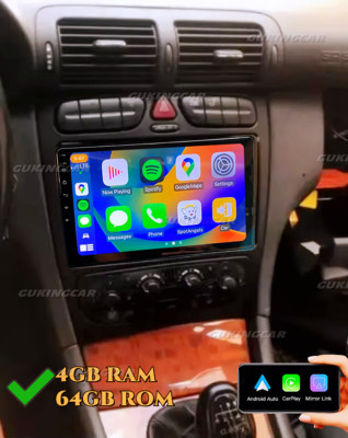 4+64GB For Mercedes Benz C Class W203 CLK W209 Car Radio Stereo GPS NAVI Carplay