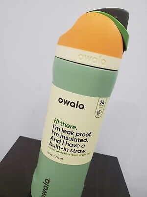 Owala FreeSip 24oz Stainless Steel Water Bottle in Green