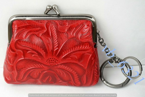 Cartera y Llavero de Cuero Kisslock Patricia Nash Cambio Monedero Bolso Llavero - Imagen 33 de 42