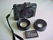 China digital camera w/accessory lenses w/battery no charger bx 119 