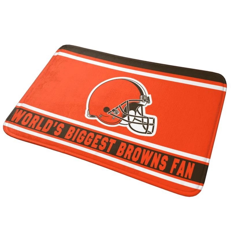 World's Cleveland Browns  Fan Floor Mat Decorative