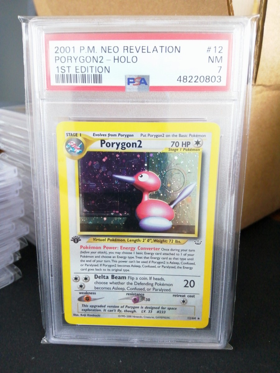 2001 Pokemon 1st edition Neo Revelation Porygon2 holo #12